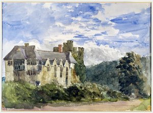 Château et abbaye de Stokesay - David Cox